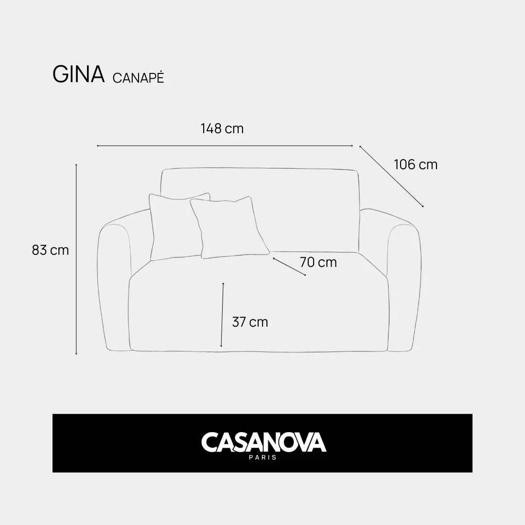 Gina - Canapé Droit