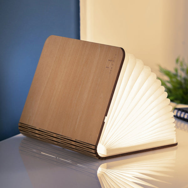 Smart Book LED Lamp - Maple - 2 Sizes