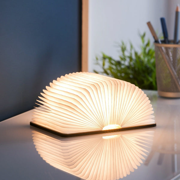 Smart Book LED Lamp - Walnut - 2 Sizes