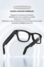 Lunettes Connectées Ai Avec Caméra 8Mp & Audio Bluetooth
