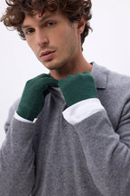 Guanti Gloves - Verde Bottiglia - Unisex - 100% Cashmere