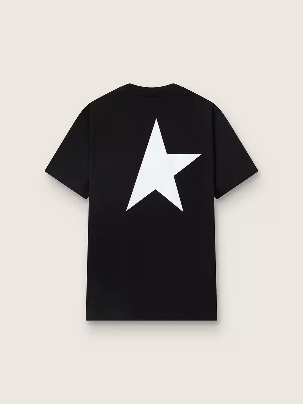 Golden Goose - Camiseta Star M'S Regular Negro