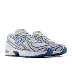 New Balance 740 Blanco y Azul Marino (Gs) - Azul