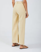 Straight Grace Color Trousers - Light Sand - Women