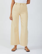 Straight Grace Color Trousers - Light Sand - Women
