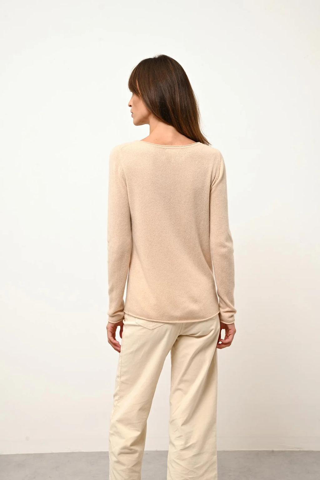 Bådhalset Strikbluse - Grace - Sable