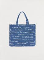 Bolso tote vaquero Amour de jacquard