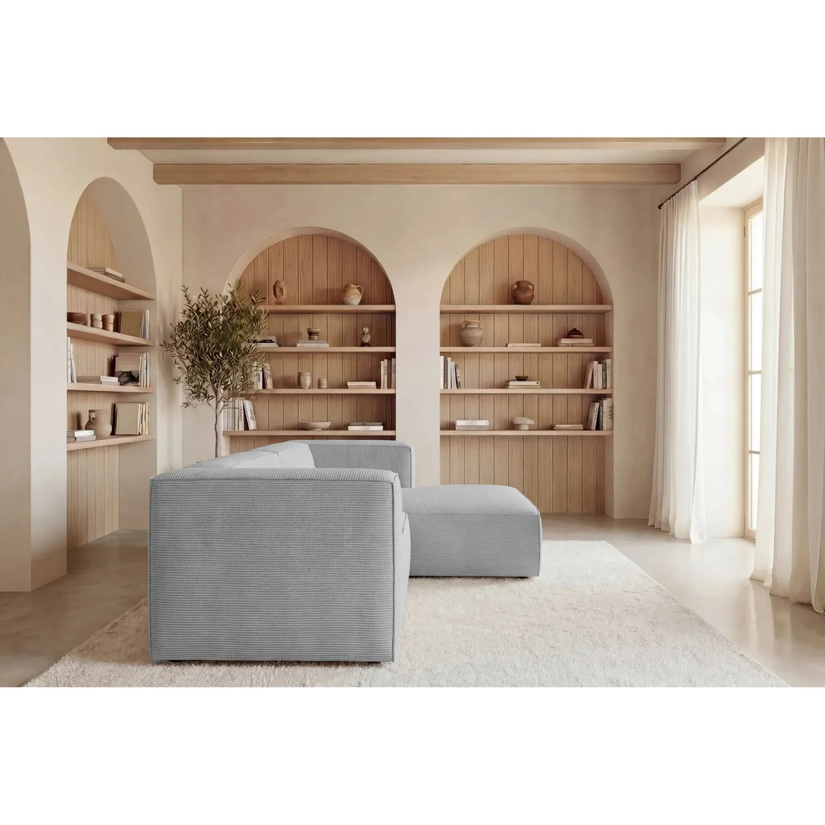 Basil Angle – Feincord – Ecksofa
