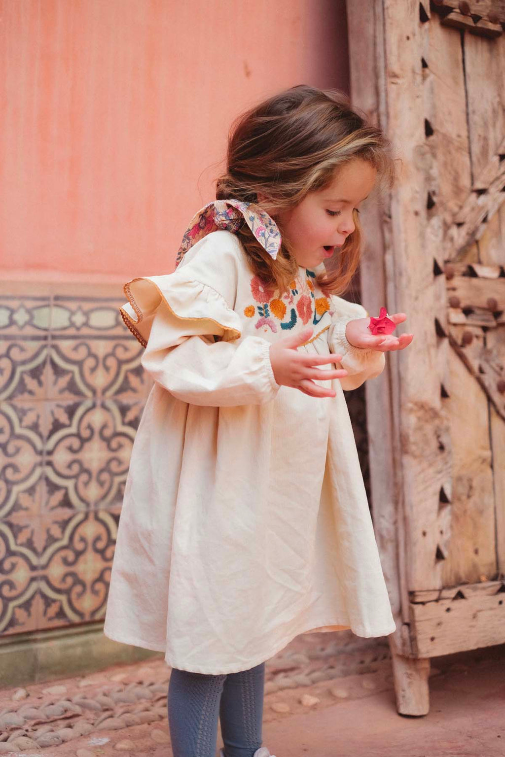 Robe Illia - Crème - Enfant