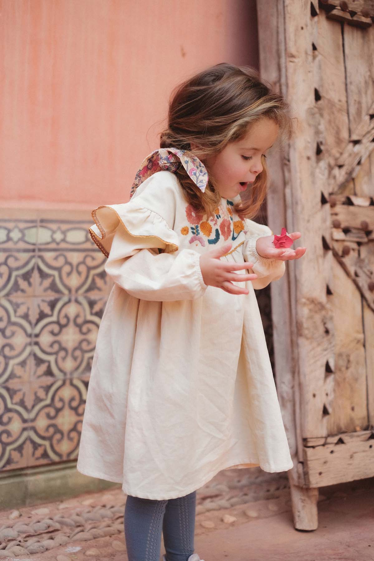Robe Illia - Crème - Enfant