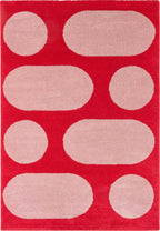 Groovy - Tapis D'Intérieur - Polypropylène - Rouge