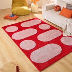 Groovy - Tapis D'Intérieur - Polypropylène - Rouge