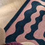 Groovy - Tapis D'Intérieur - Polypropylène - Bleu