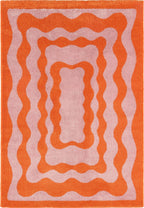 Groovy - Tapis D'Intérieur - Polypropylène - Orange