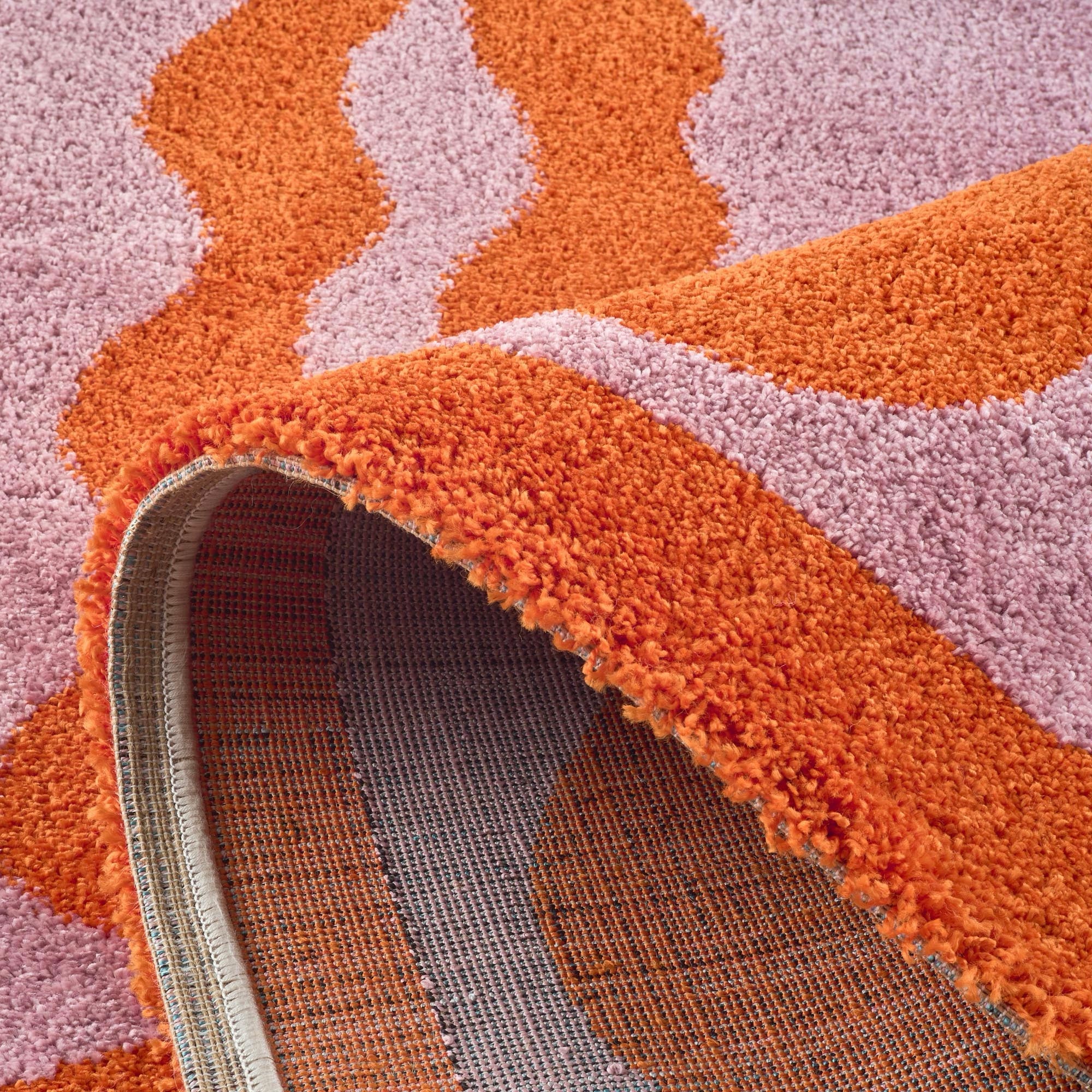 Groovy - Tapis D'Intérieur - Polypropylène - Orange
