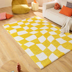 Groovy - Tapis D'Intérieur - Polypropylène - Jaune