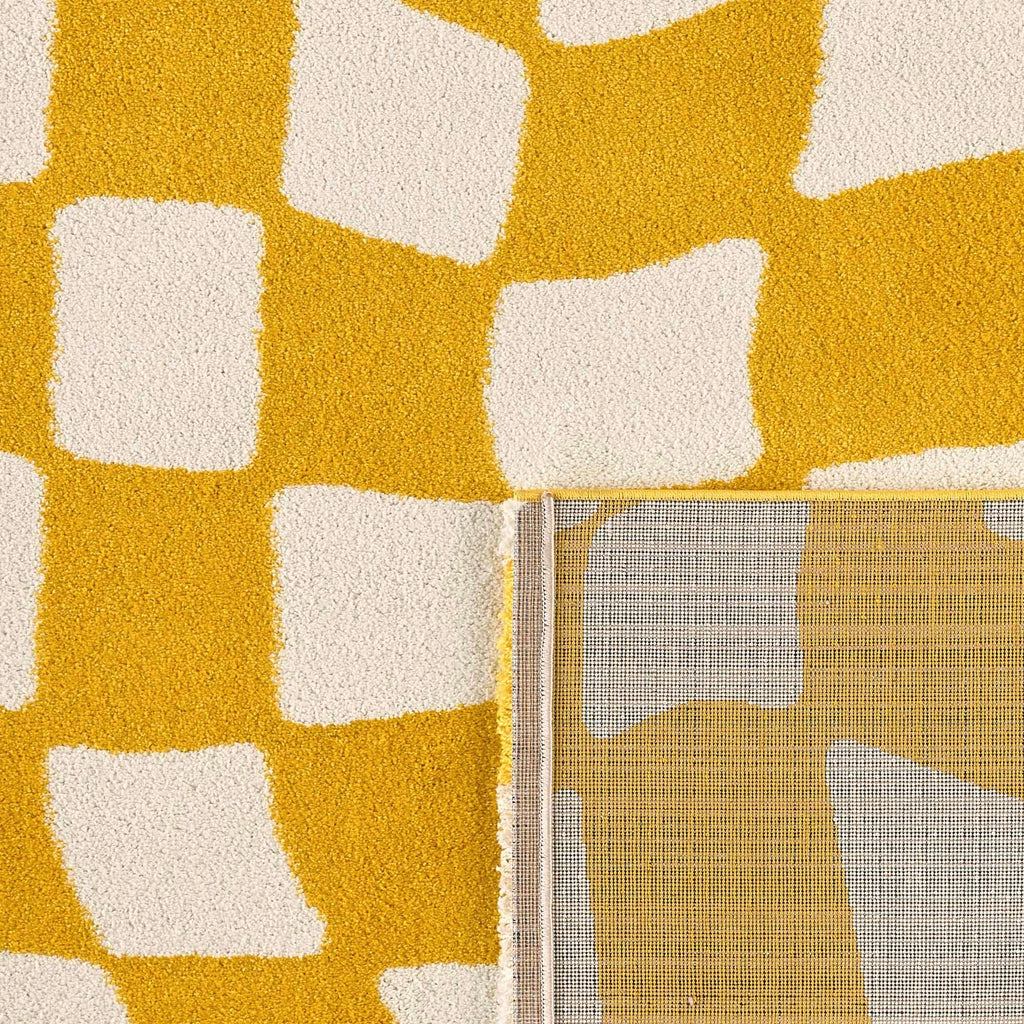 Groovy - Tapis D'Intérieur - Polypropylène - Jaune
