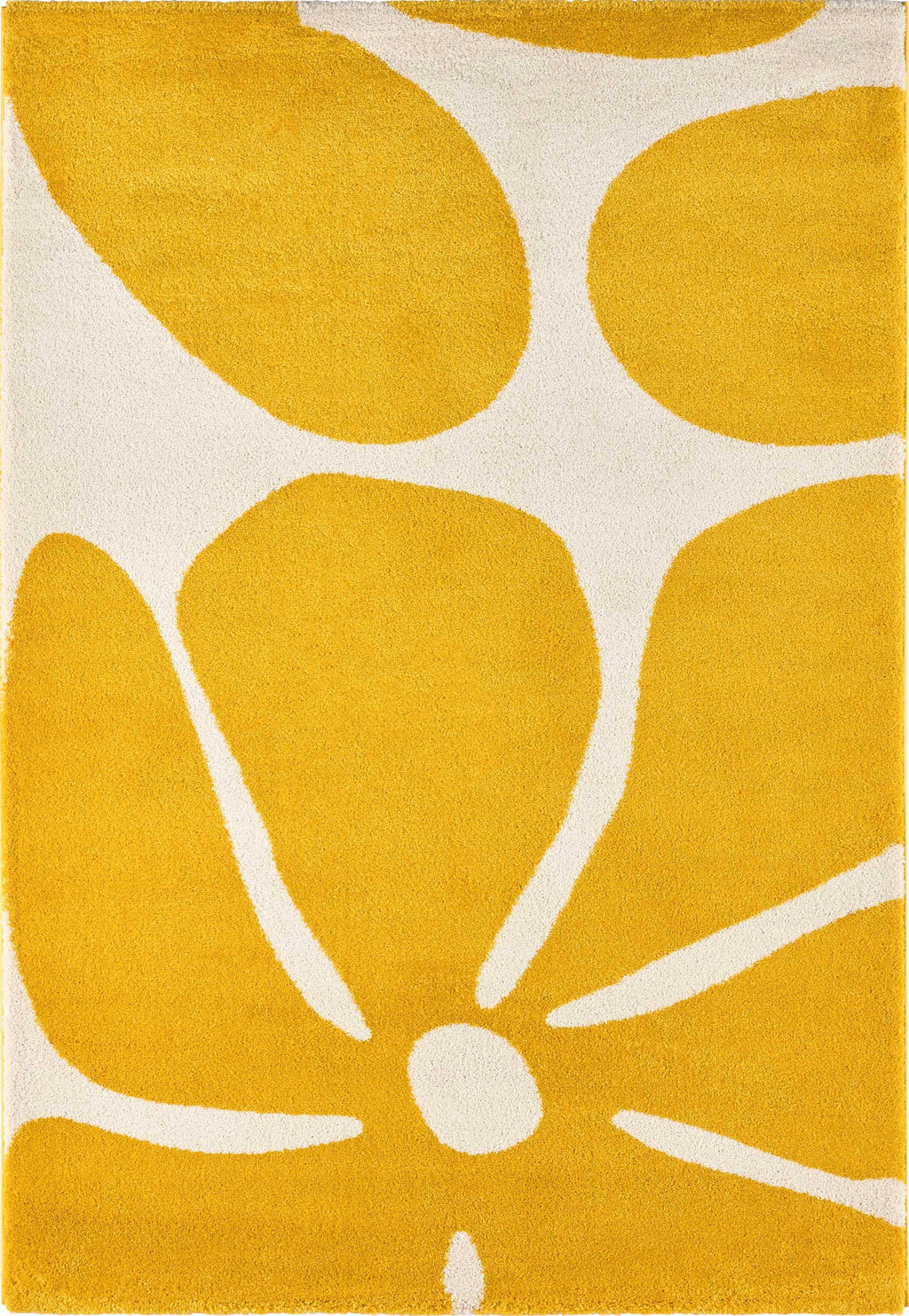 Groovy 385 Rug - Modern Pattern - Yellow - Indoor