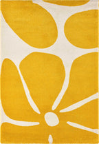 Groovy 385 Rug - Modern Pattern - Yellow - Indoor