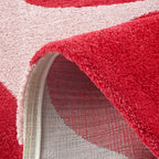 Groovy - Tapis D'Intérieur - Polypropylène - Rouge