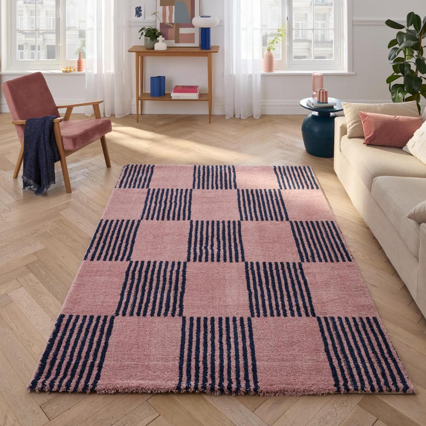 Groovy - Tapis D'Intérieur - Polypropylène - Bleu