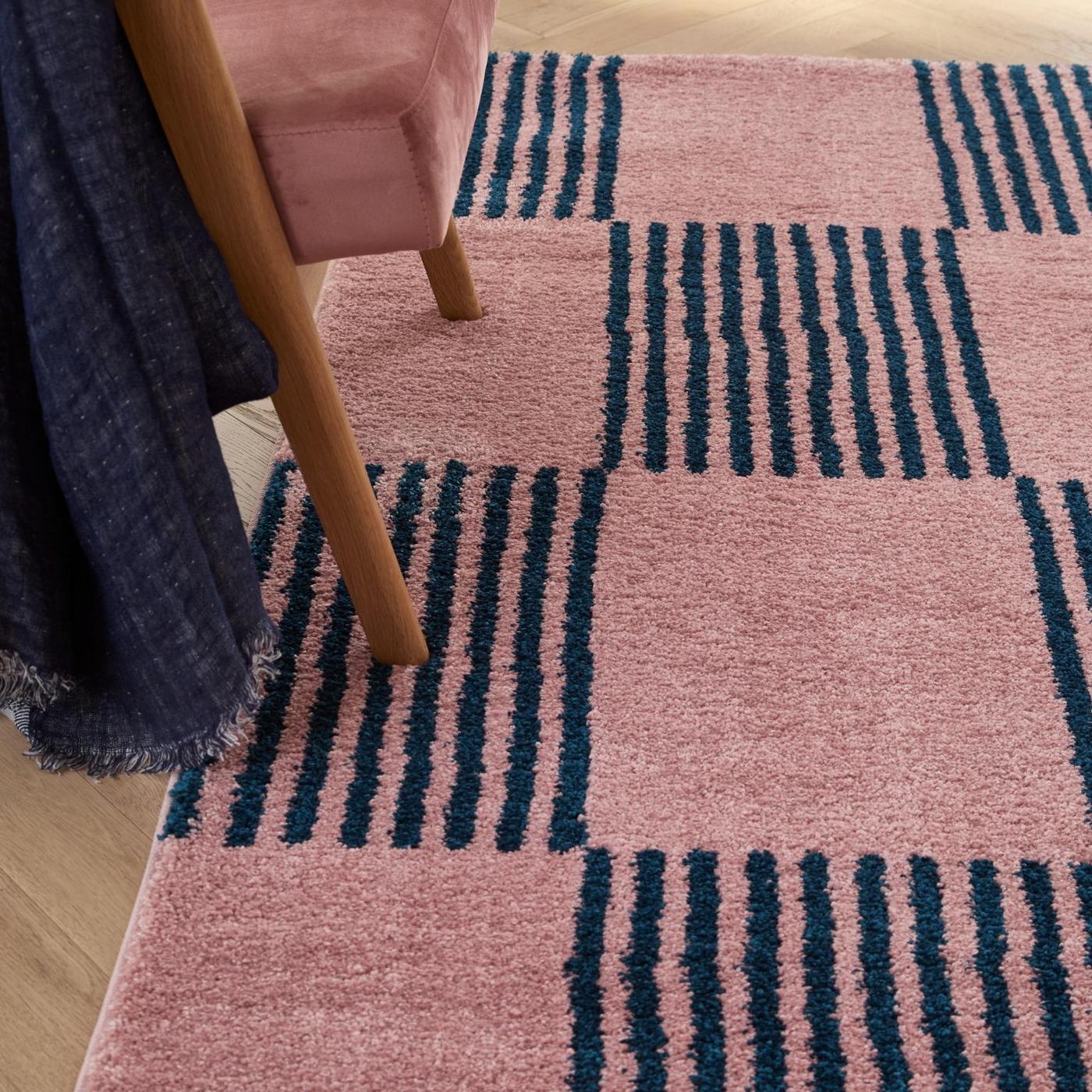 Groovy - Tapis D'Intérieur - Polypropylène - Bleu