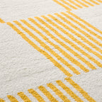 Groovy - Tapis D'Intérieur - Polypropylène - Jaune