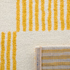 Groovy - Tapis D'Intérieur - Polypropylène - Jaune