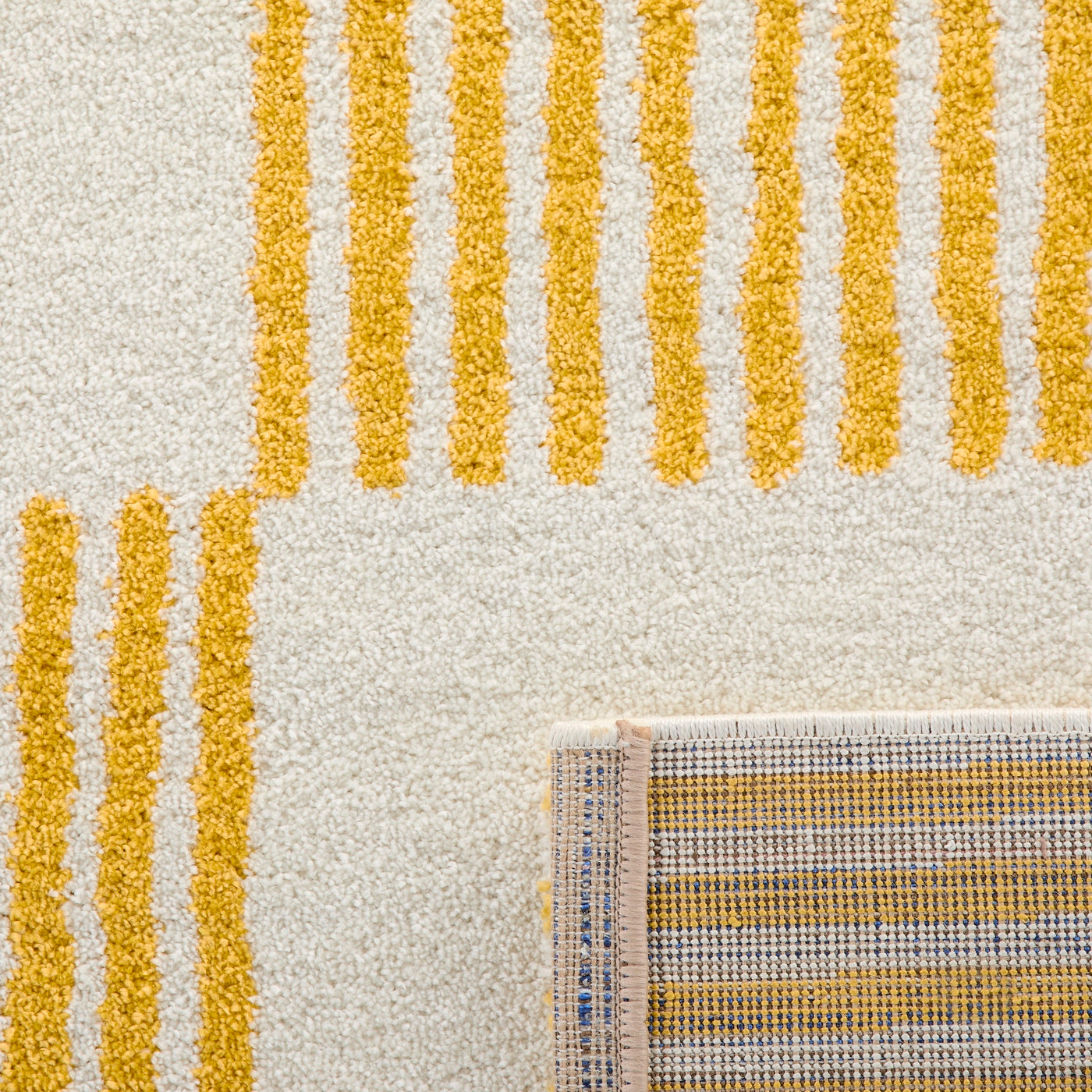 Groovy - Tapis D'Intérieur - Polypropylène - Jaune