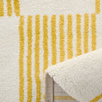 Groovy - Tapis D'Intérieur - Polypropylène - Jaune