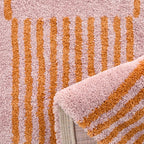 Groovy Rug 386 - Modern Pattern - Orange - Indoor
