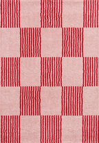 Groovy - Tapis D'Intérieur - Polypropylène - Rouge