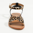 Sandales Amapola - Noir & Léopard