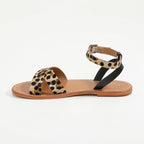 Sandales Amapola - Noir & Léopard