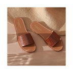 Mules Timpoochee - Croco Beige