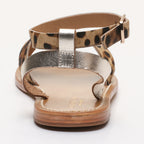 Amapola Sandals – Leopard + Gold