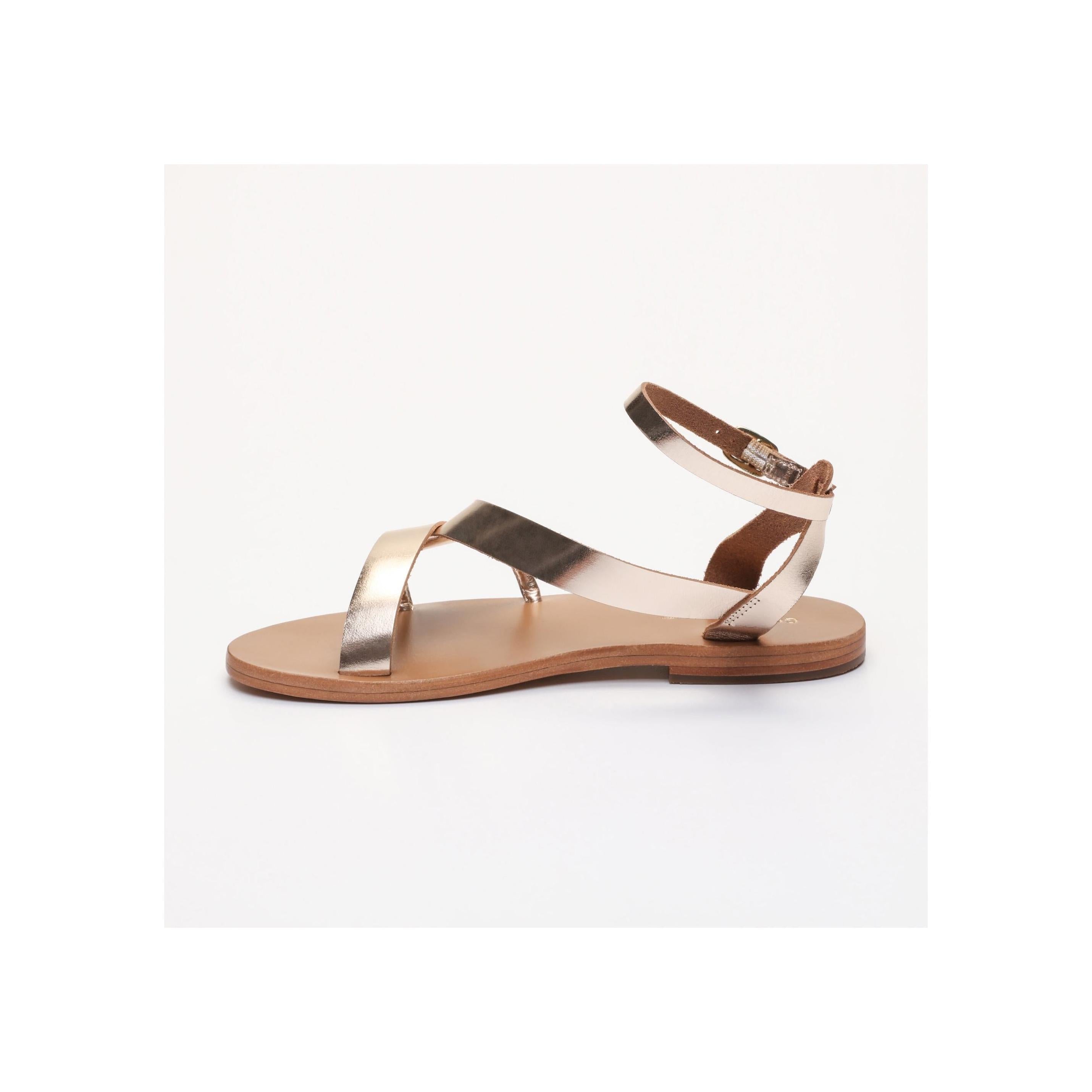 Golden Sun - Sandalias Hana - Oro