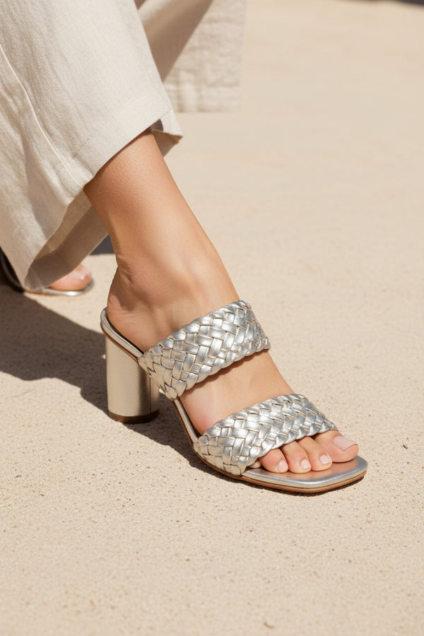Sandales A Talons Lila - Or
