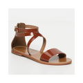 Golden Sun - Sandalias Galaxy - Charol camel