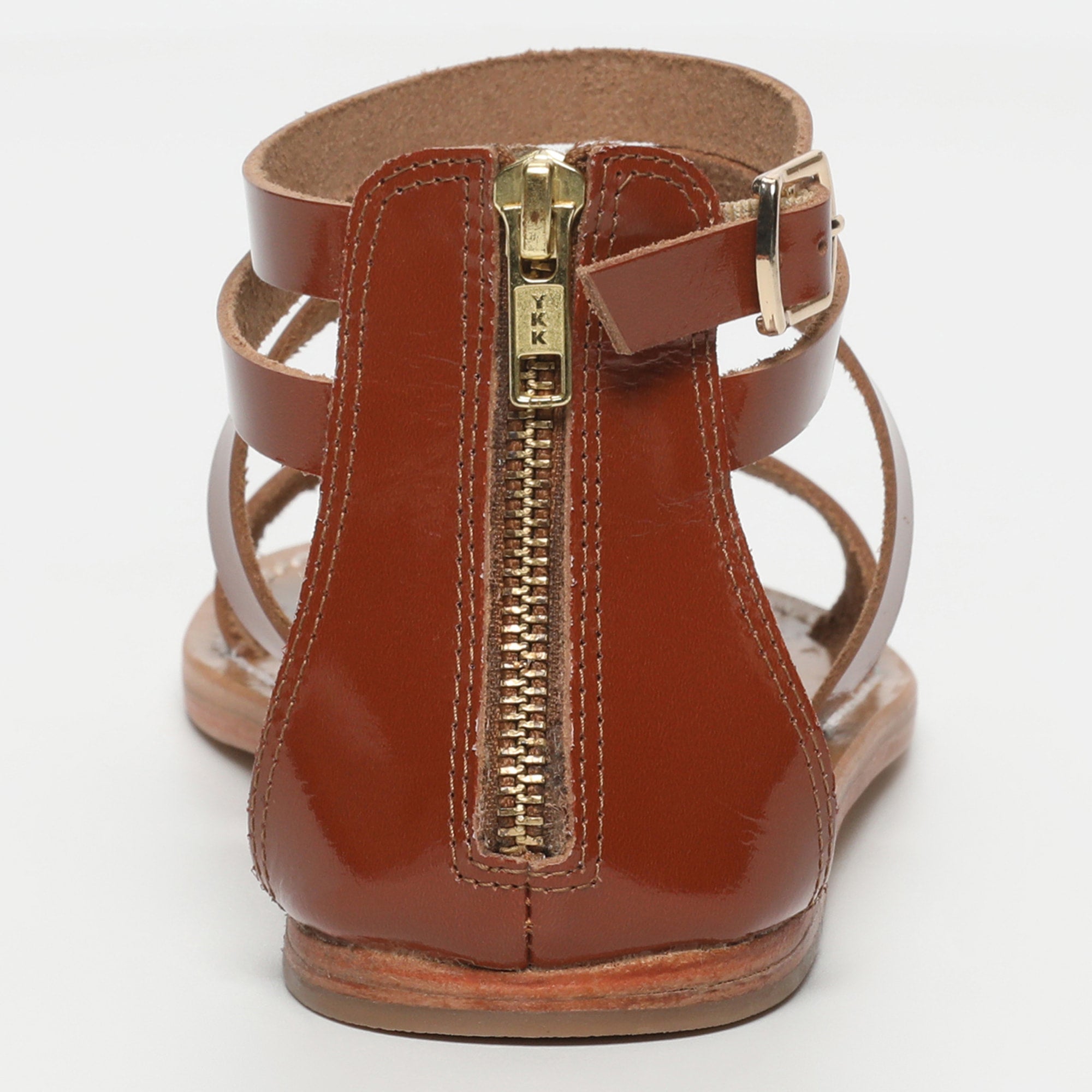 Golden Sun - Sandalias Galaxy - Charol camel