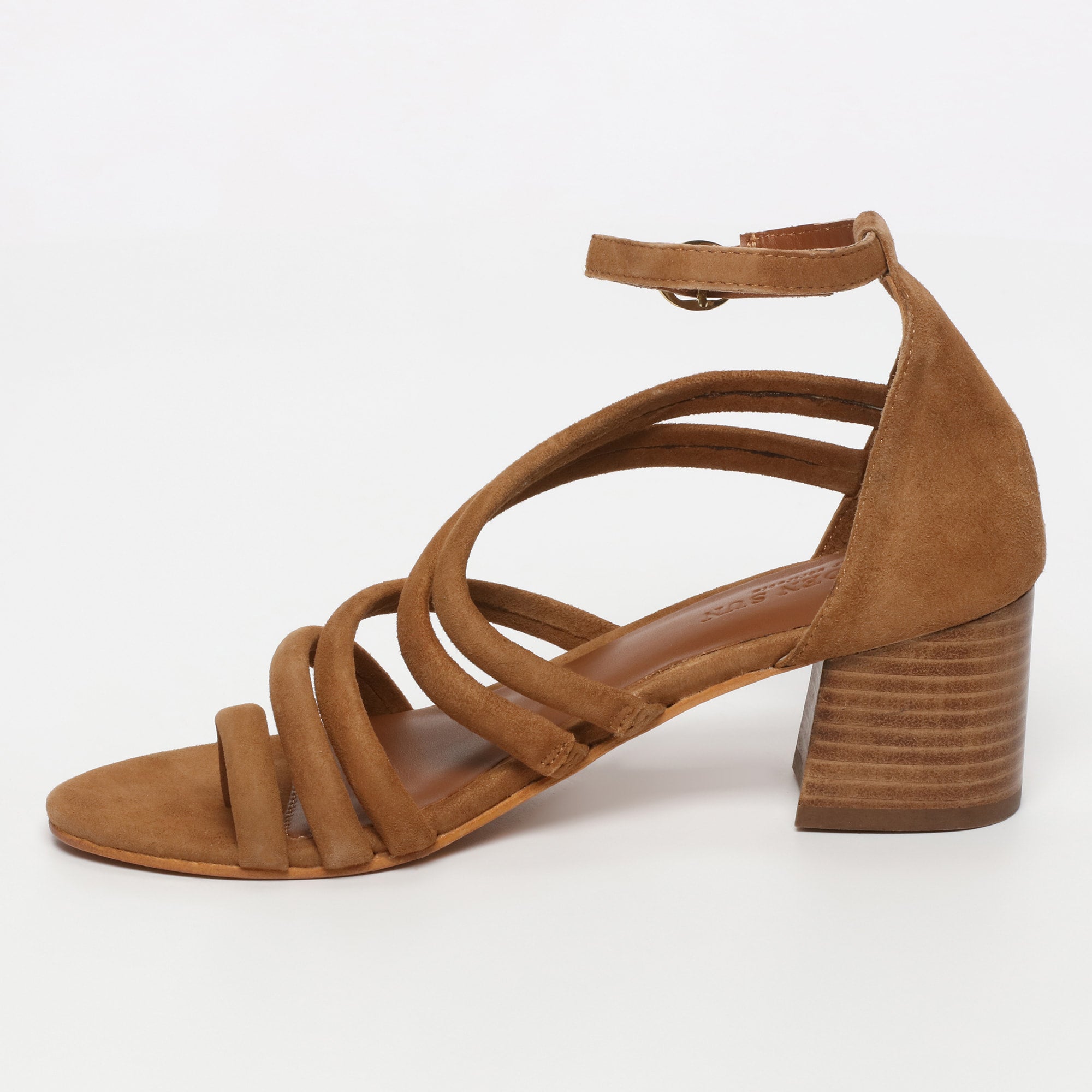 Sandales A Talons Barbadine - Marron