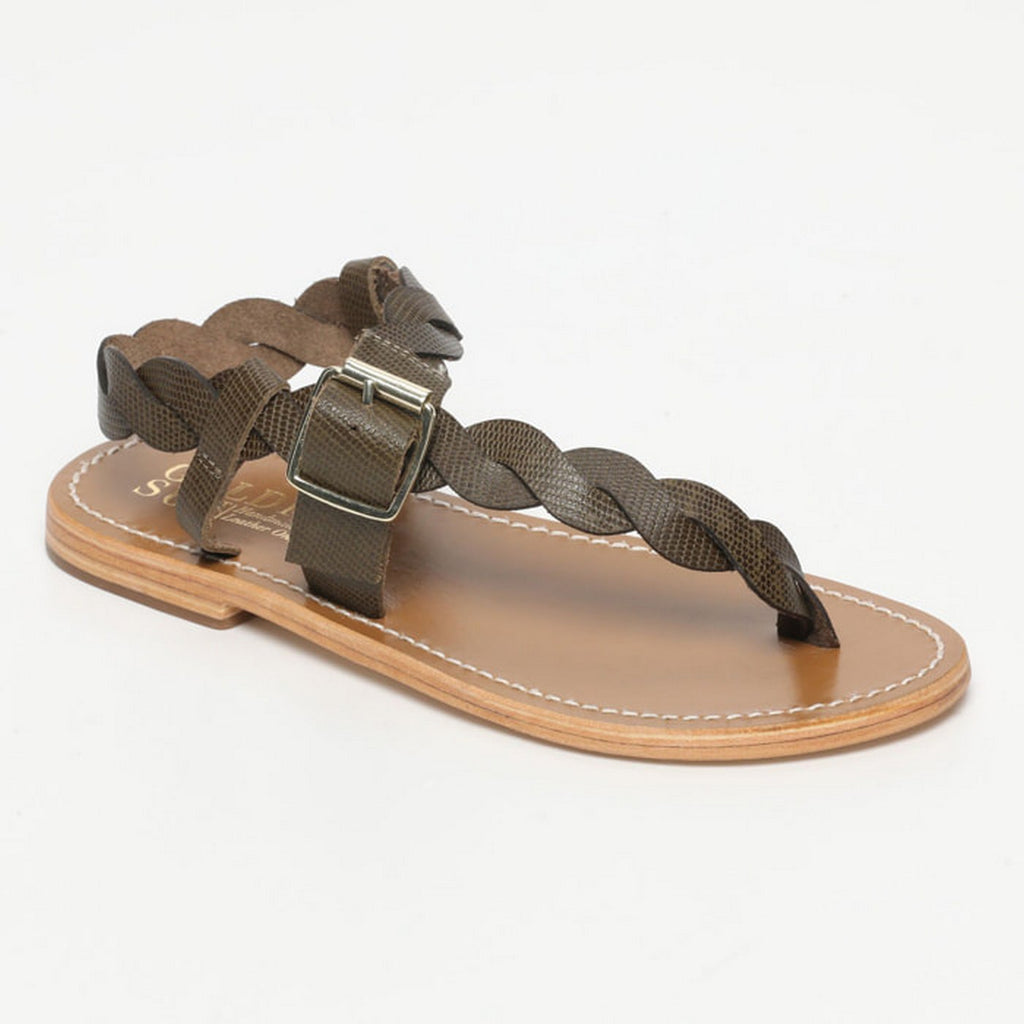 Sandales Aryna - Kaki Lézard