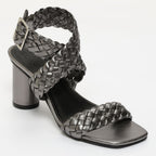 Sandales A Talons Aglae - Étain