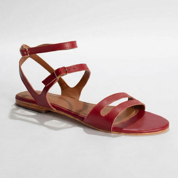 Sandales Gineta - Foncé Rubis