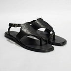 Sandales Mar - Noir Scintillant