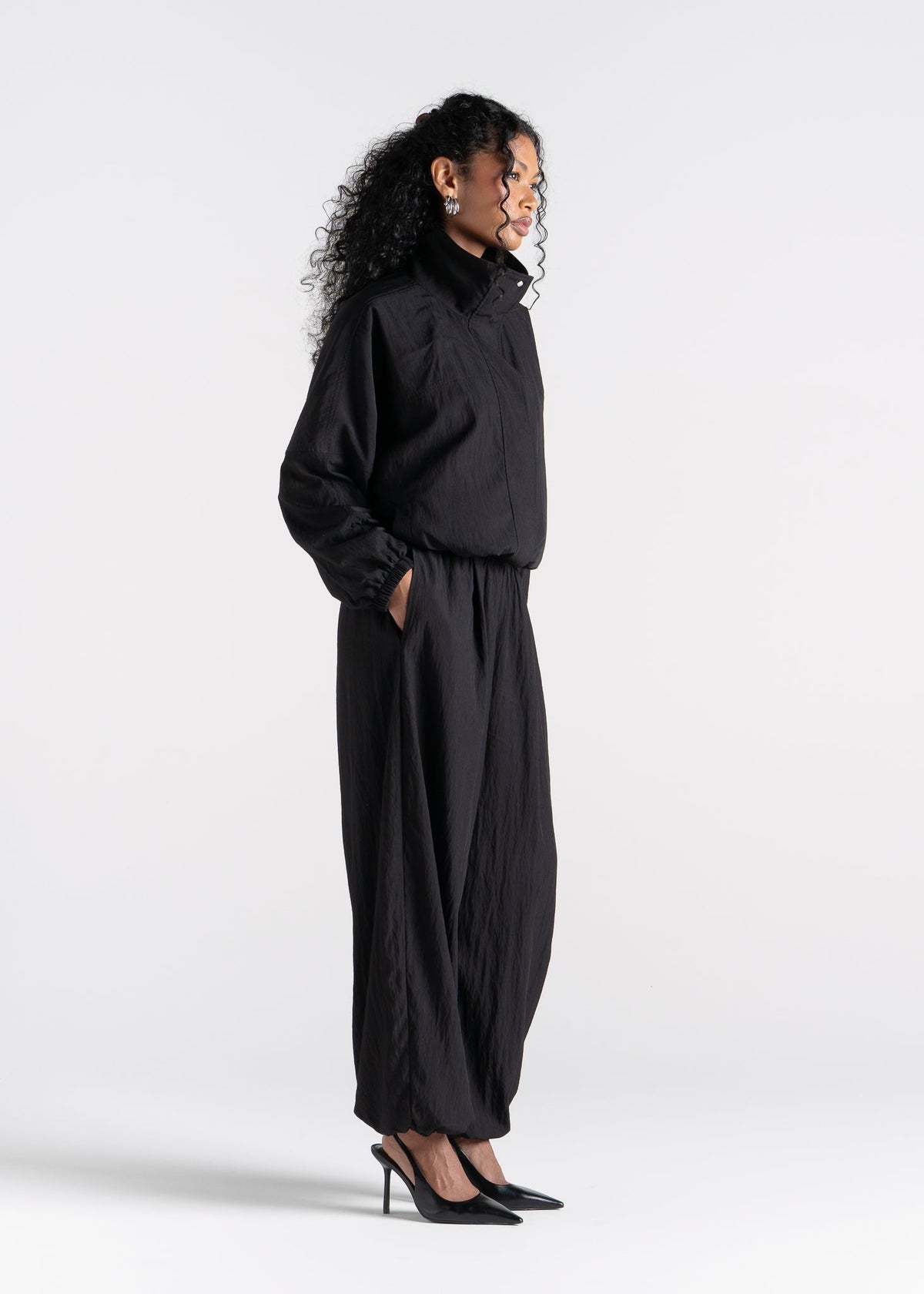 Pantaloni Carter Parachute Balloon - Black