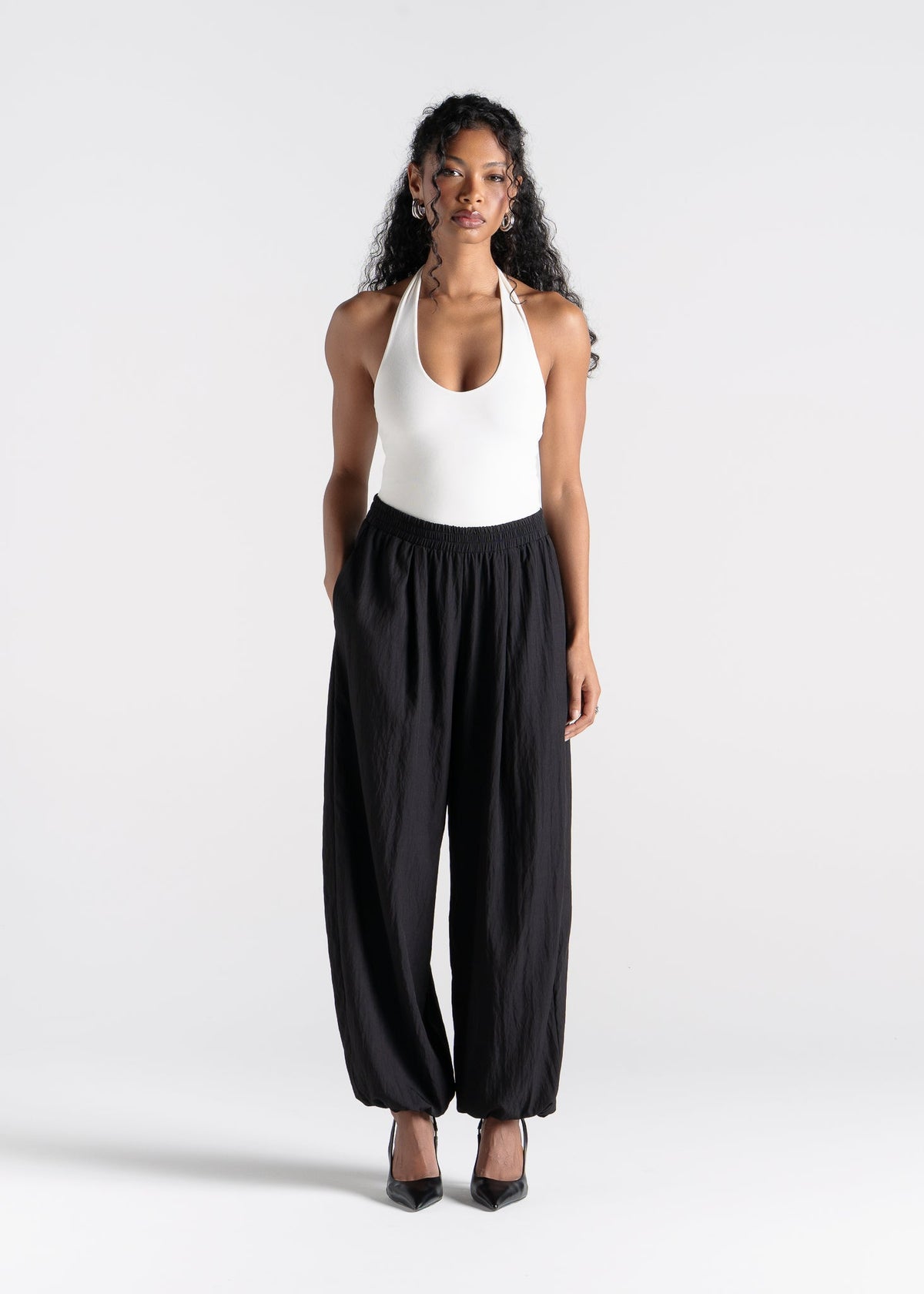 Pantaloni Carter Parachute Balloon - Black