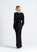 Blouse Halo Satin - Black