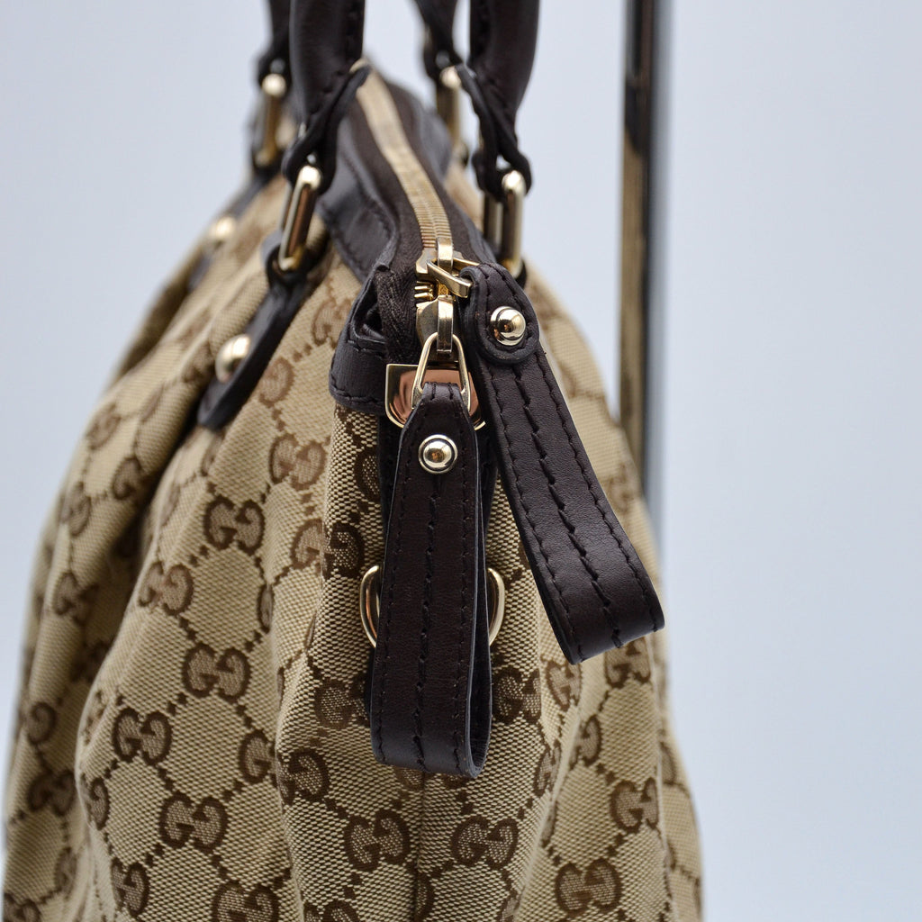 Gucci Sukey Tote Lona Gg Canvas Jacquard