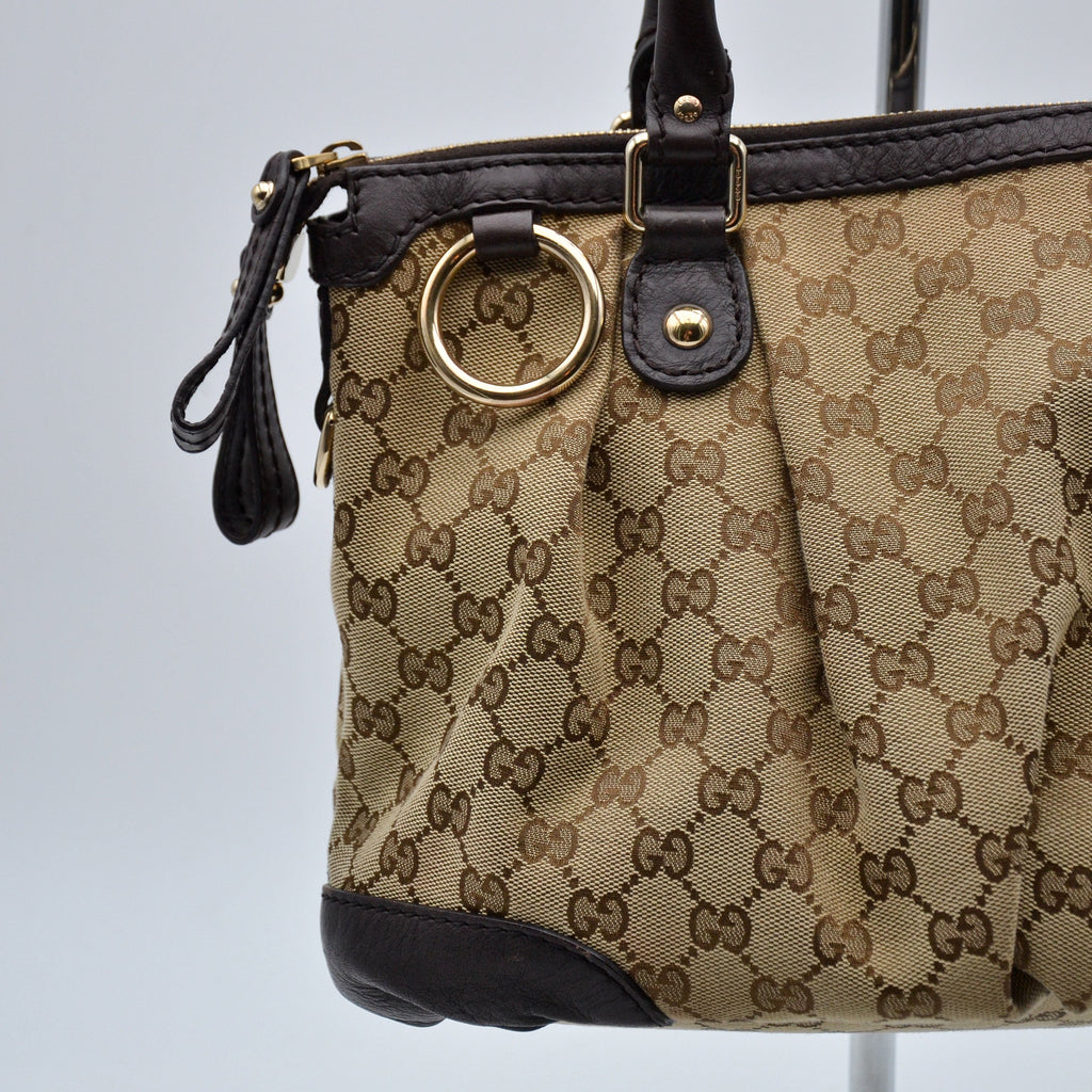 Gucci Sukey Tote Lona Gg Canvas Jacquard
